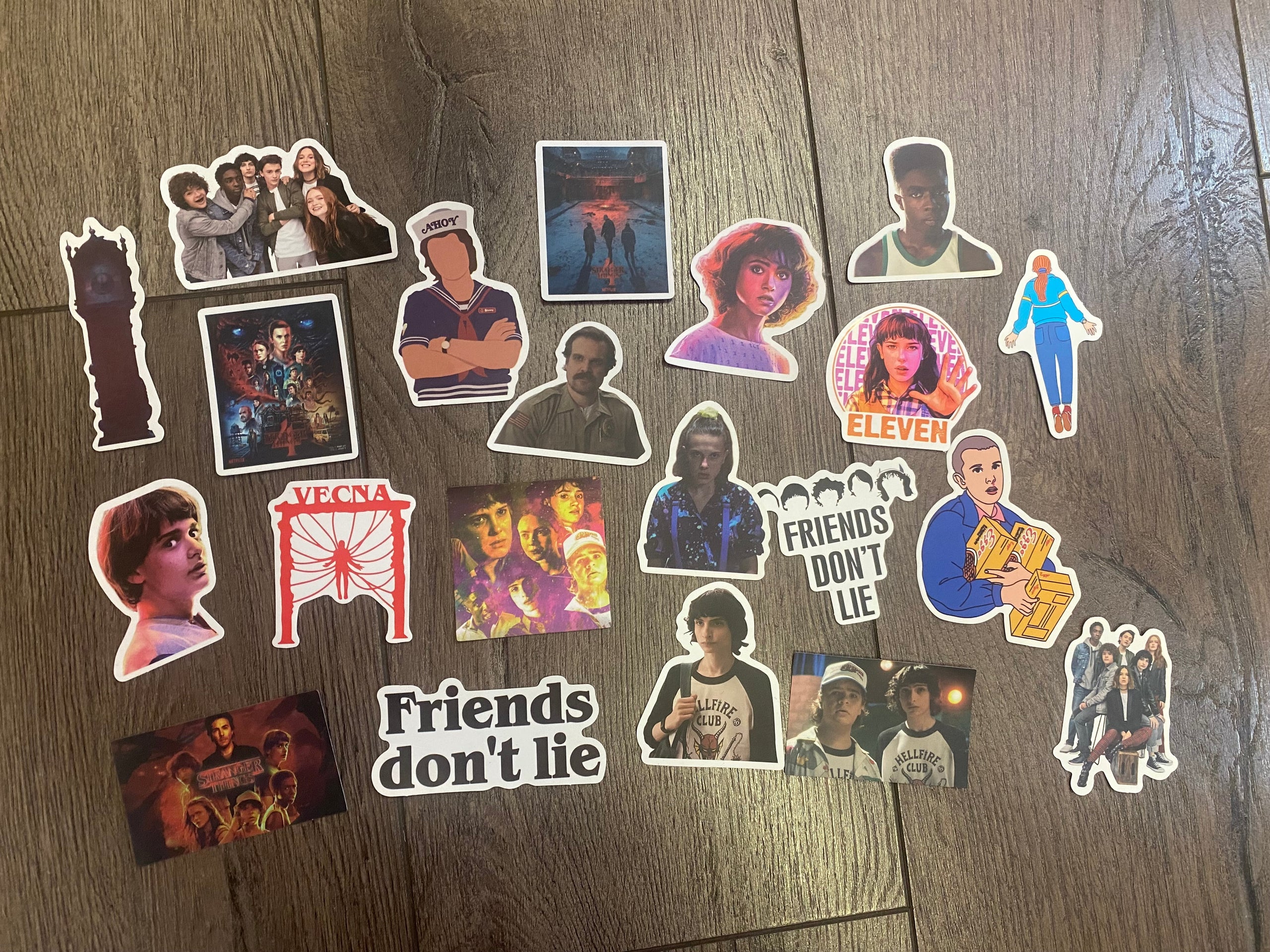 Stranger things mystery sticker pack | Bentonville Mercantile